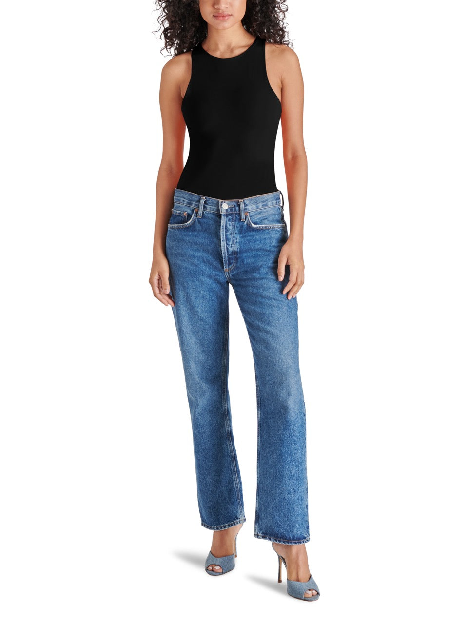 Steve Madden Nico Bodysuit in black-front