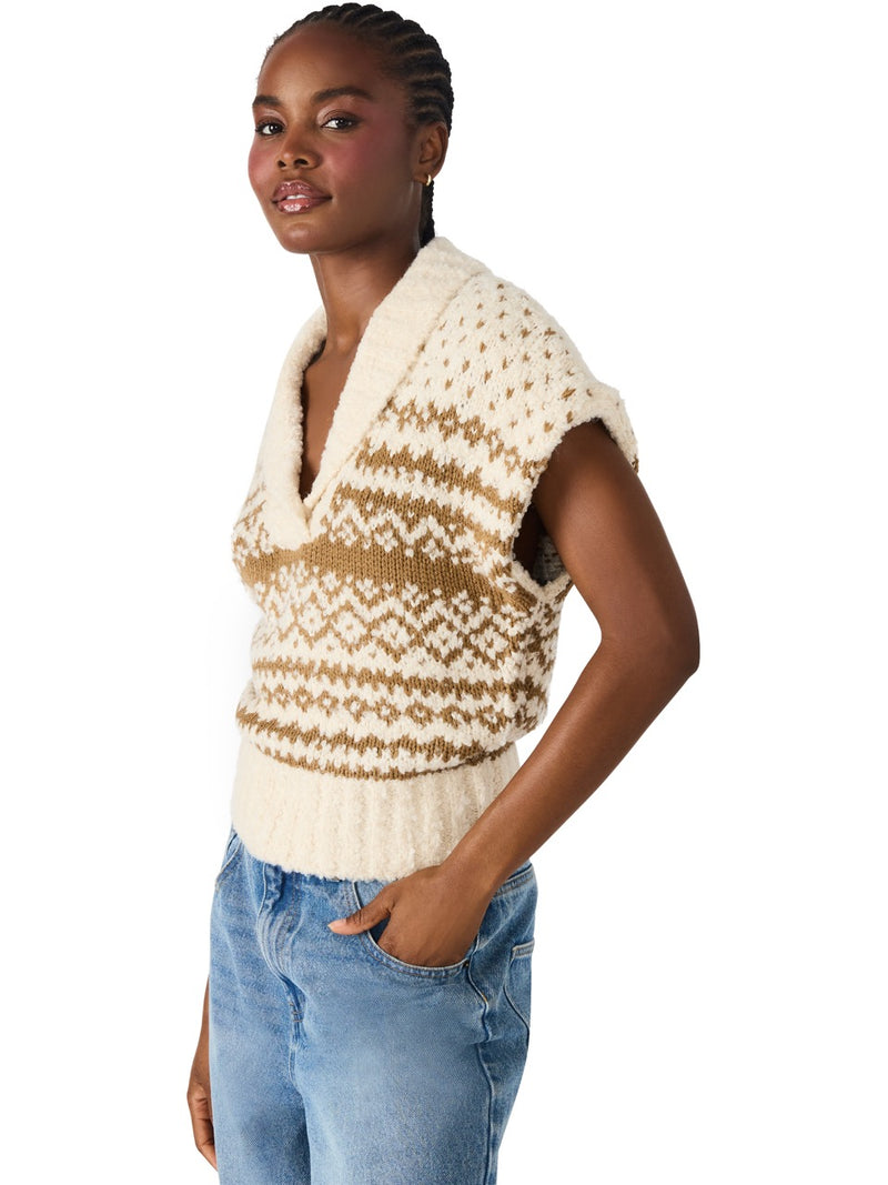 Steve Madden Paulie Sweater Vest in multi 