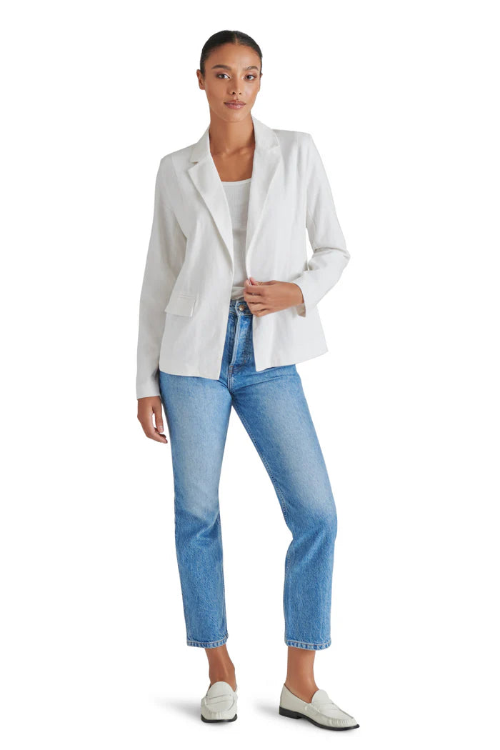 Steve Madden Payton Blazer in white