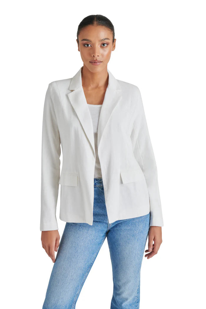 Steve Madden Payton Blazer in white