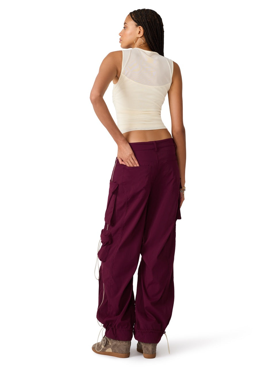 Steve Madden Roman Knit Top  cream 