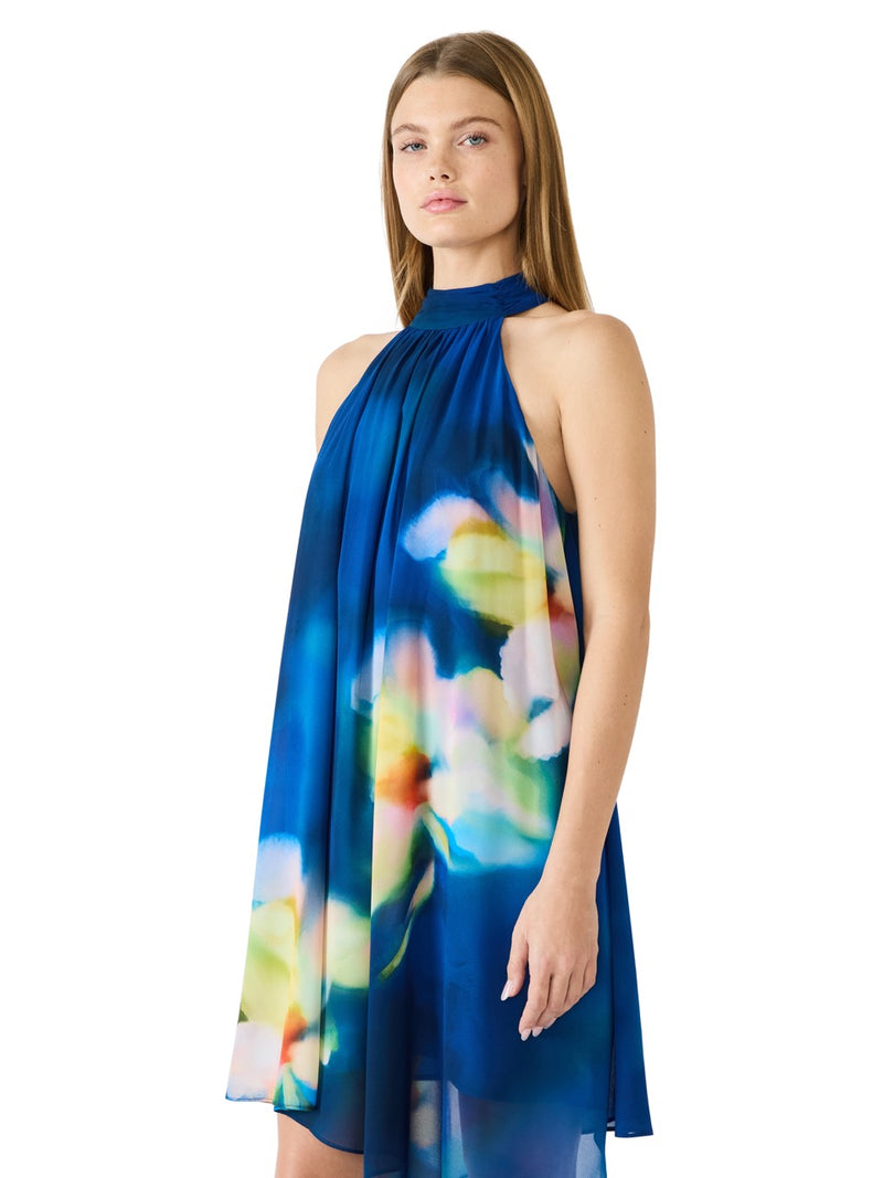 Steve Madden Sander Mini Halter Dress rosewater