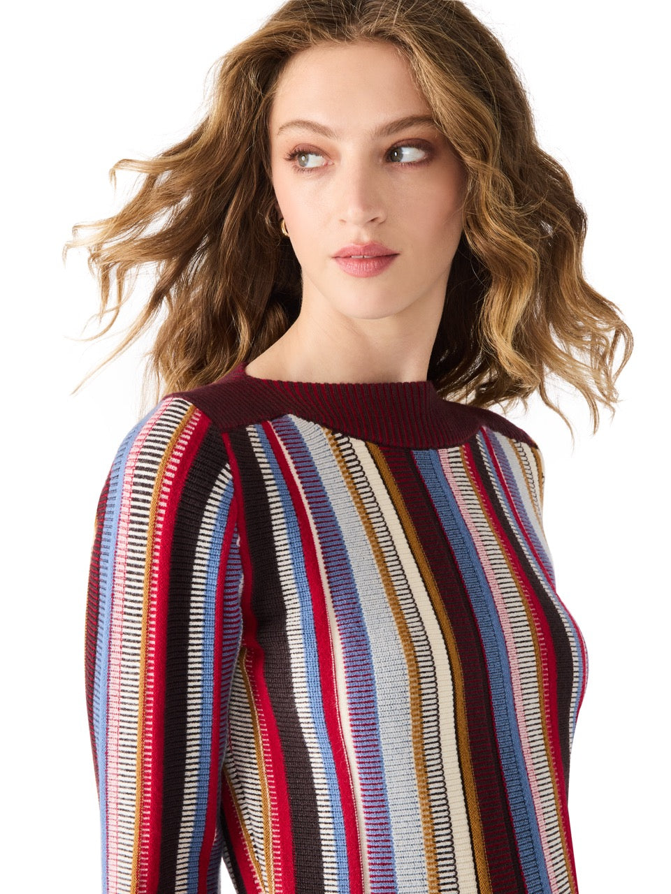 Steve Madden Serra Striped Sweater in multi 