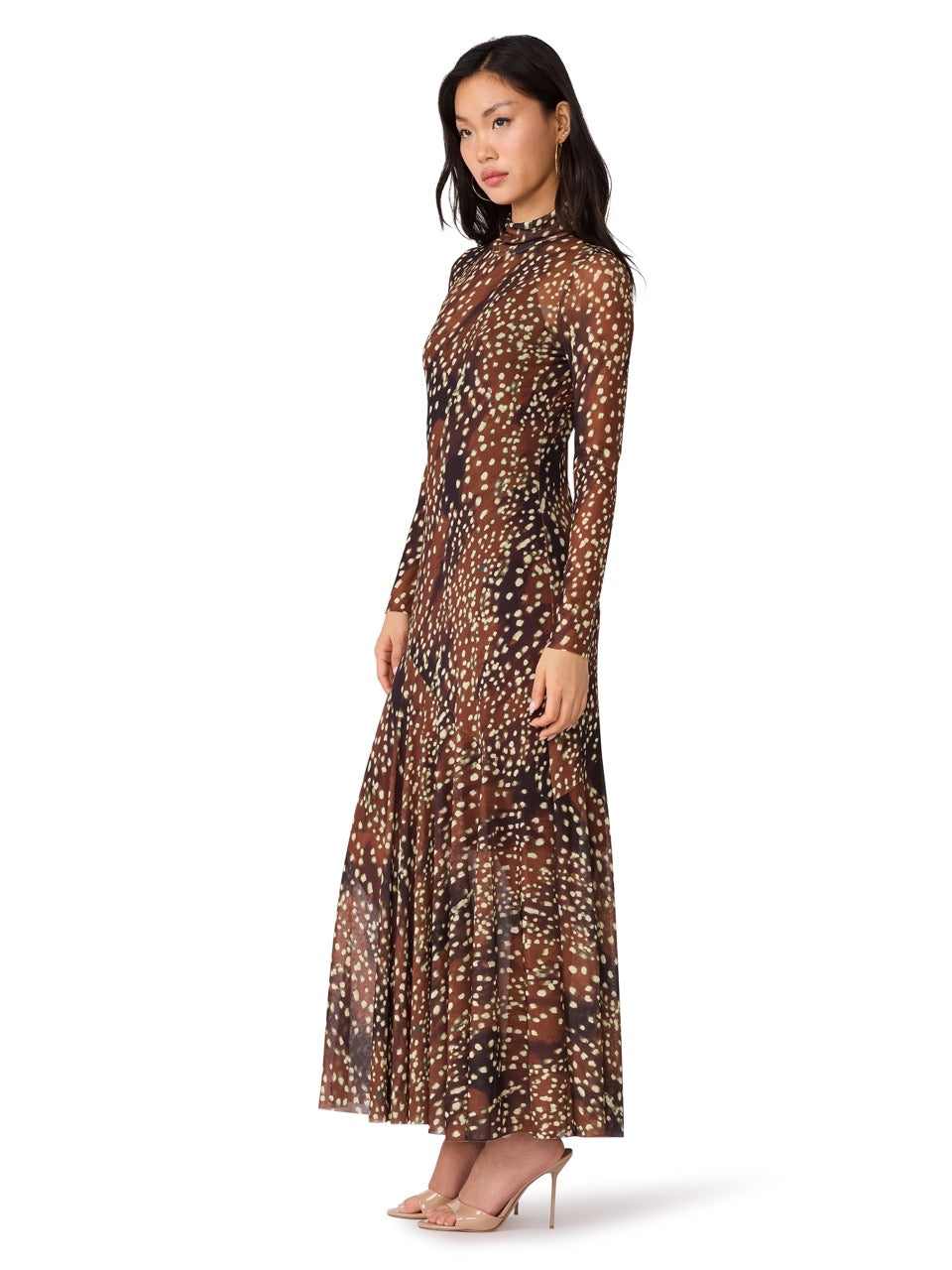 Steve Madden Vivara Maxi Dress  smokey brown 