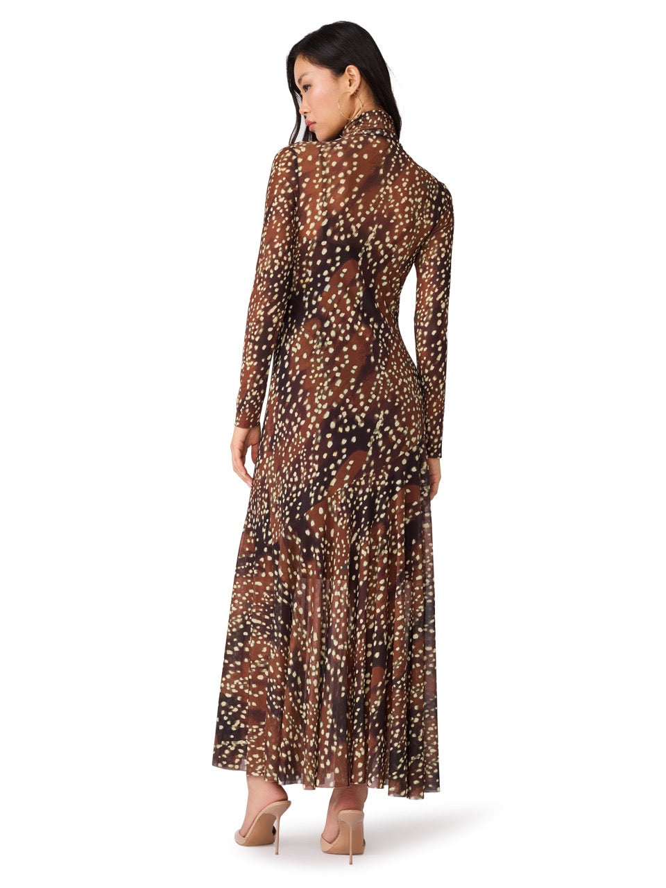Steve Madden Vivara Maxi Dress  smokey brown 