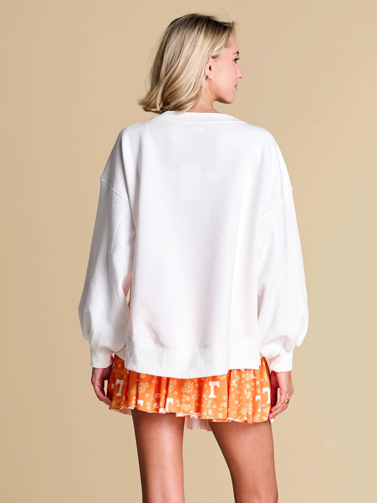 Stewart Simmons Tennessee The All-Star Distressed Pullover white vols 