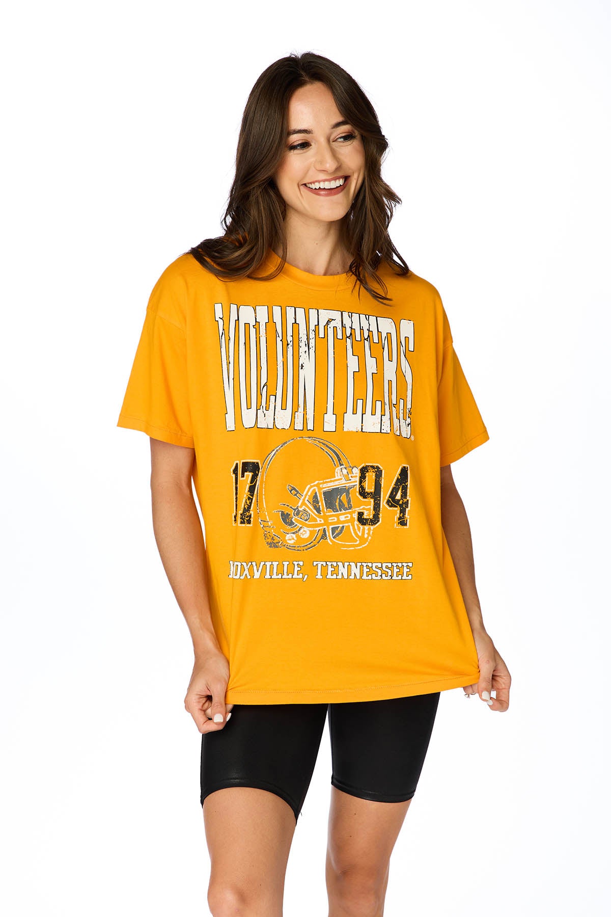 stewart simmons tennessee volunteers 1794 orange grand tee for university of tennessee volunteers game day