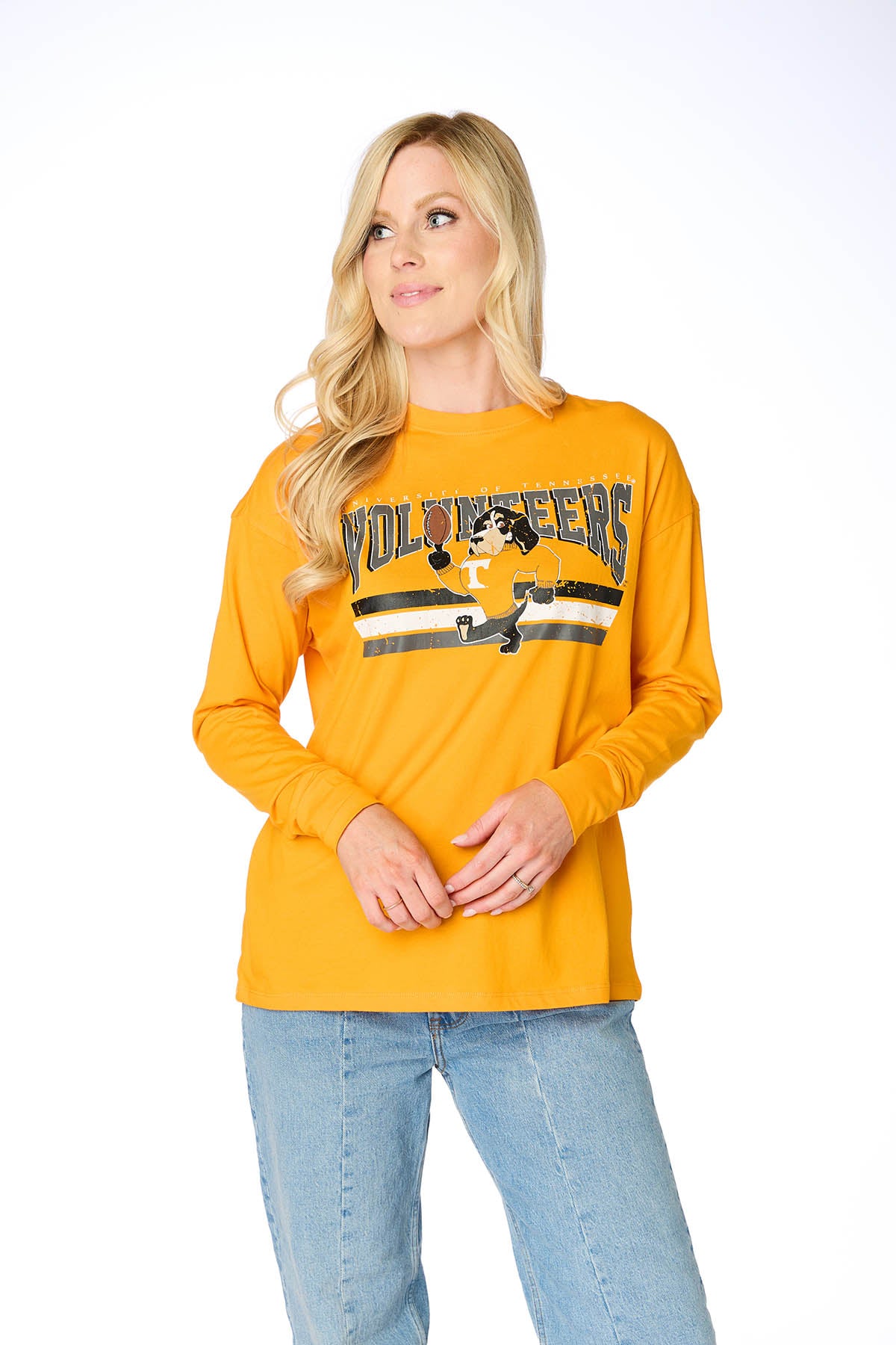 stewart simmons tennessee volunteers game day orange long sleeve tn vols tee for tennessee vols game day