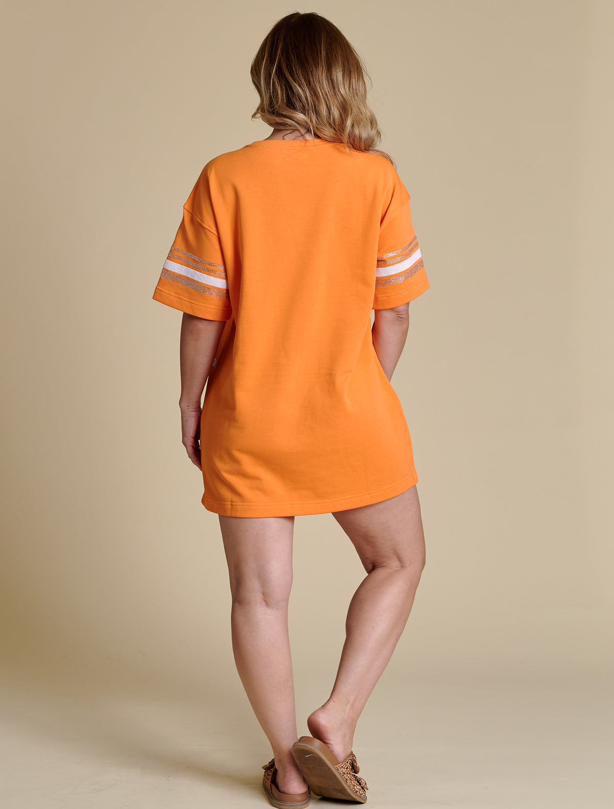 stewart simmons Tennessee Sideline T-Shirt Dress in orange multi 
