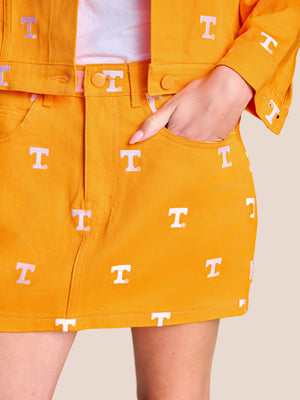 Tennessee Tailgate Twill Mini Skirt
