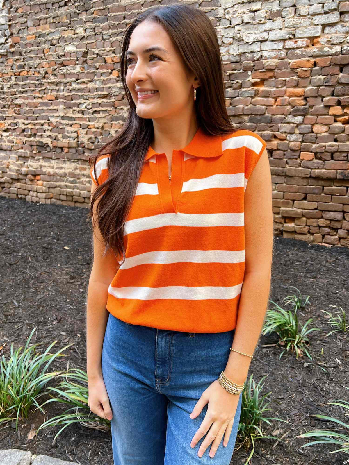 Rocky Top Striped Sweater Top
