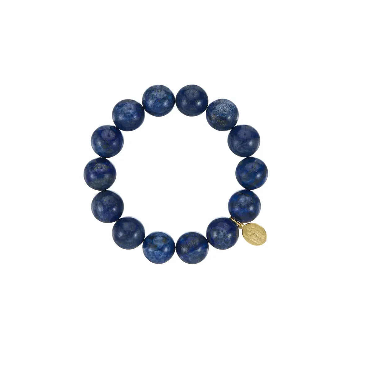 Susan Shaw Blue Lapis Palmera Stretch Bracelet