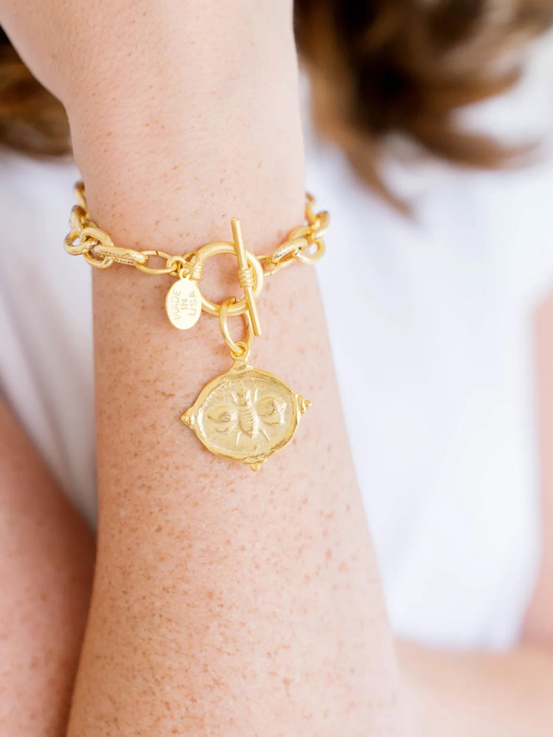 Susan Shaw Bee Intaglio Bracelet