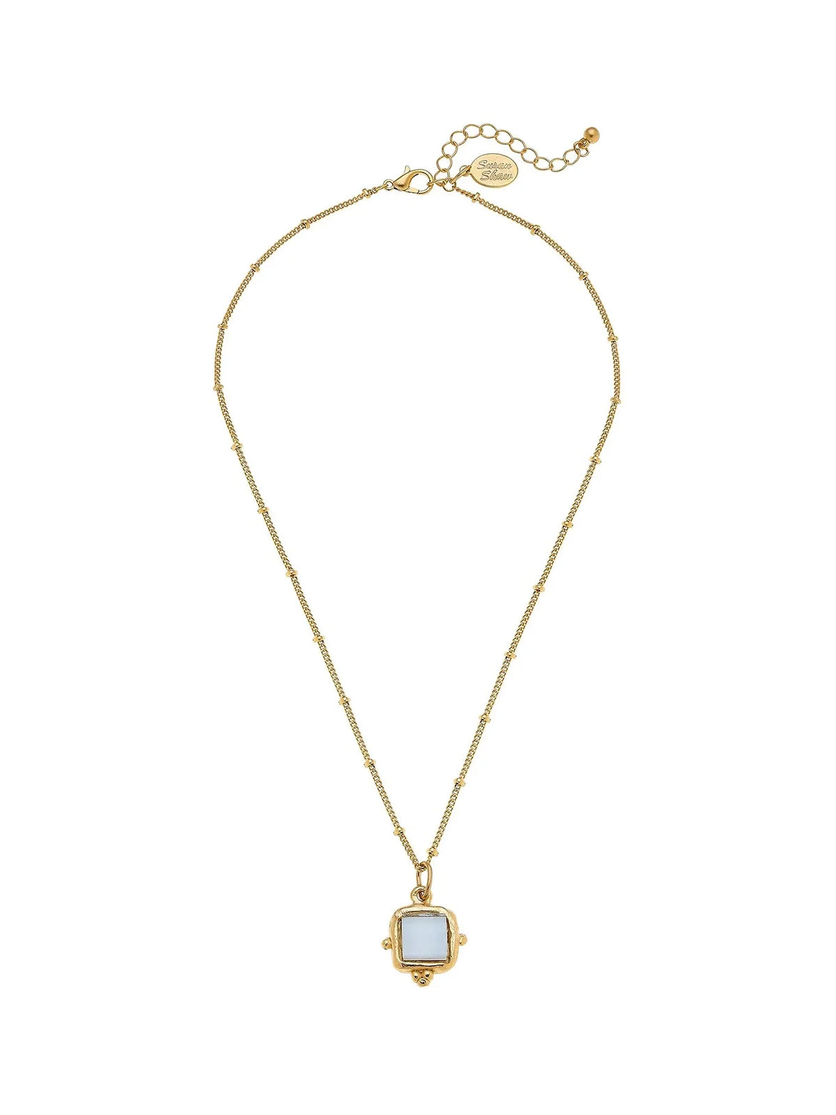 Susan Shaw Charlotte Dainty Necklace - White