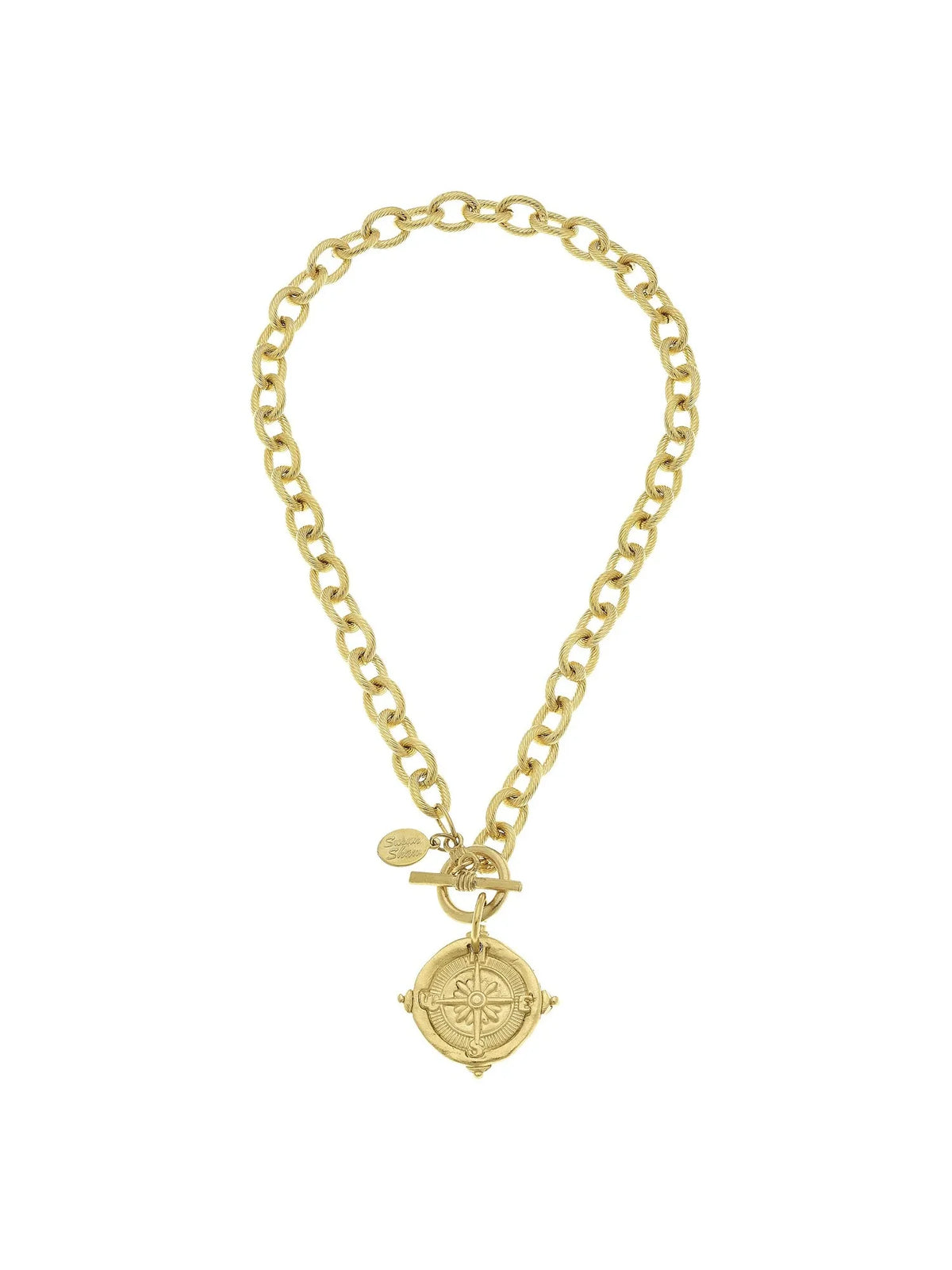 Susan Shaw 16" Compass Toggle Necklace