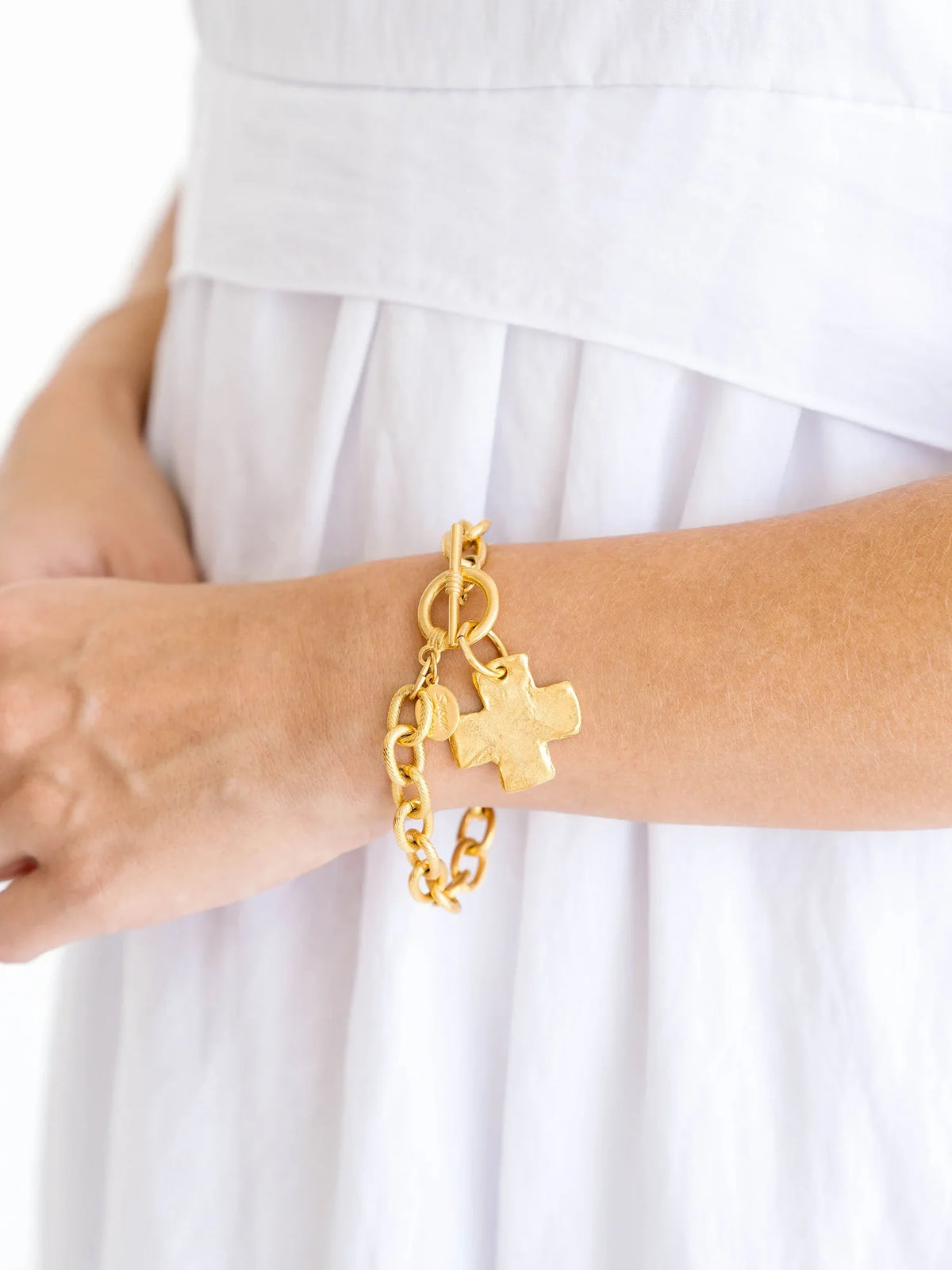 Susan Shaw Cross Toggle Bracelet