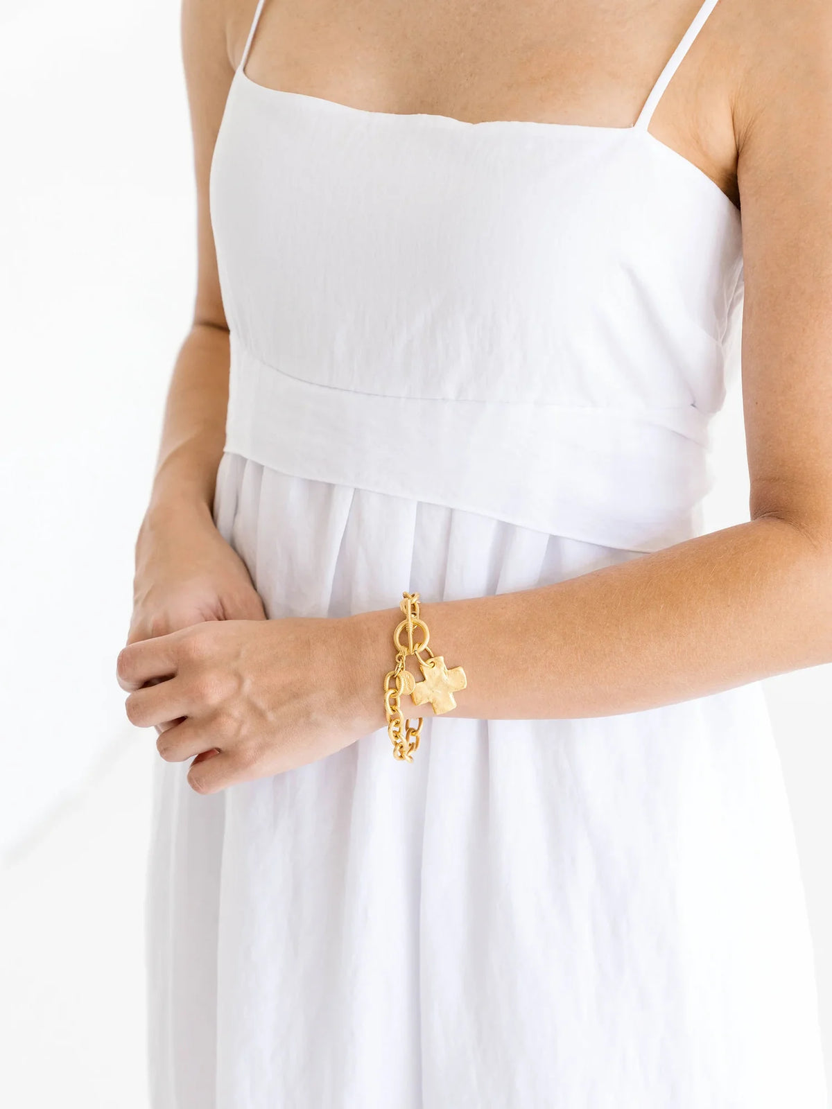 Susan Shaw Cross Toggle Bracelet