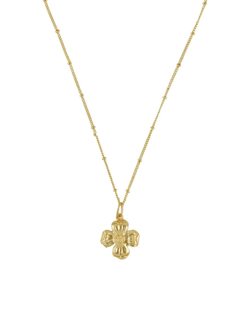 Susan Shaw 16" Dainty Dogwood Necklace