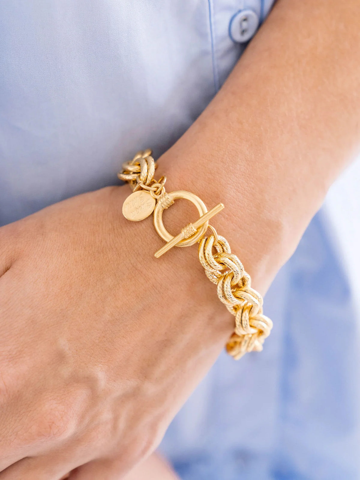 Susan Shaw Double Link Chain Bracelet