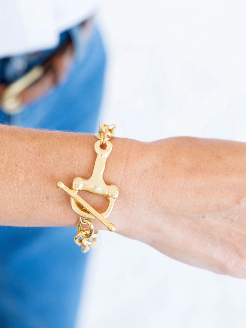 Susan Shaw Felicity Horse Bit Toggle Bracelet