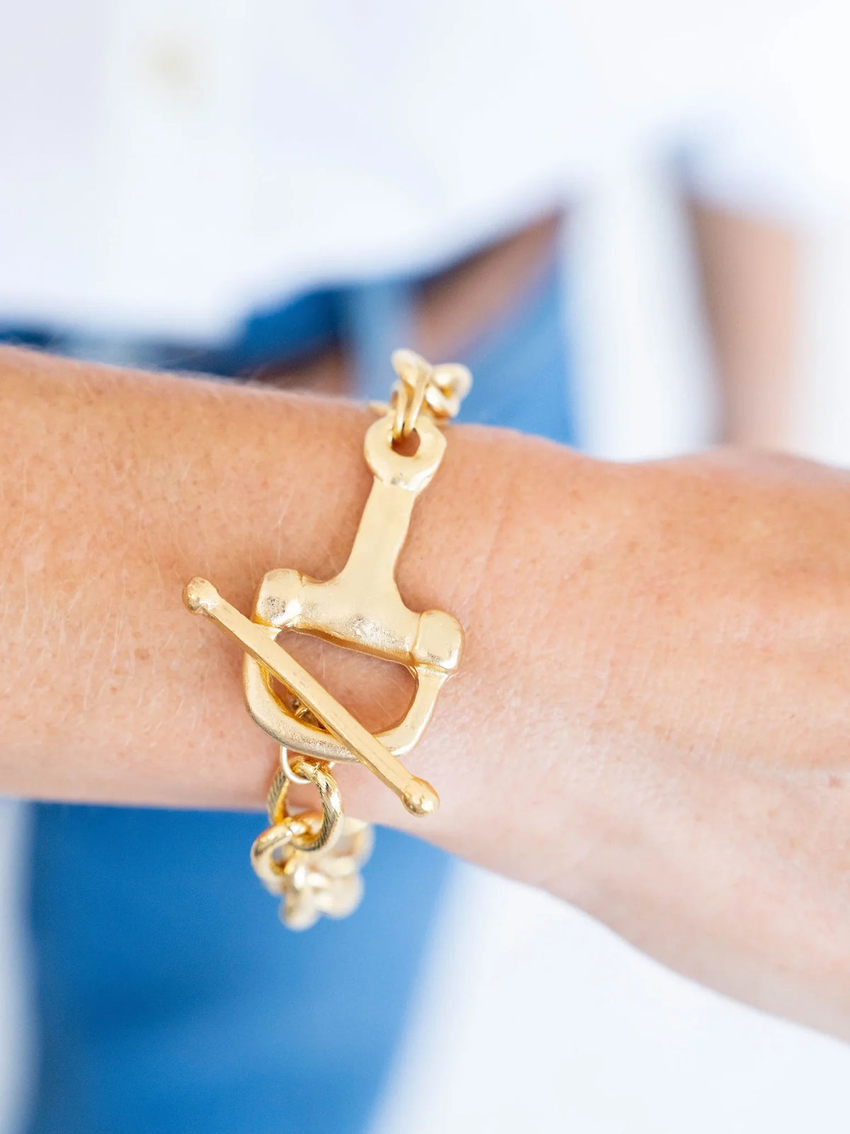 Susan Shaw Felicity Horse Bit Toggle Bracelet