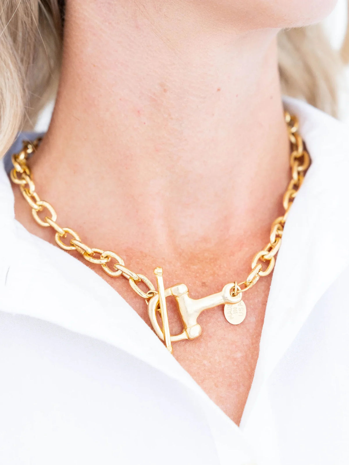 Susan Shaw 16" Felicity Toggle Necklace