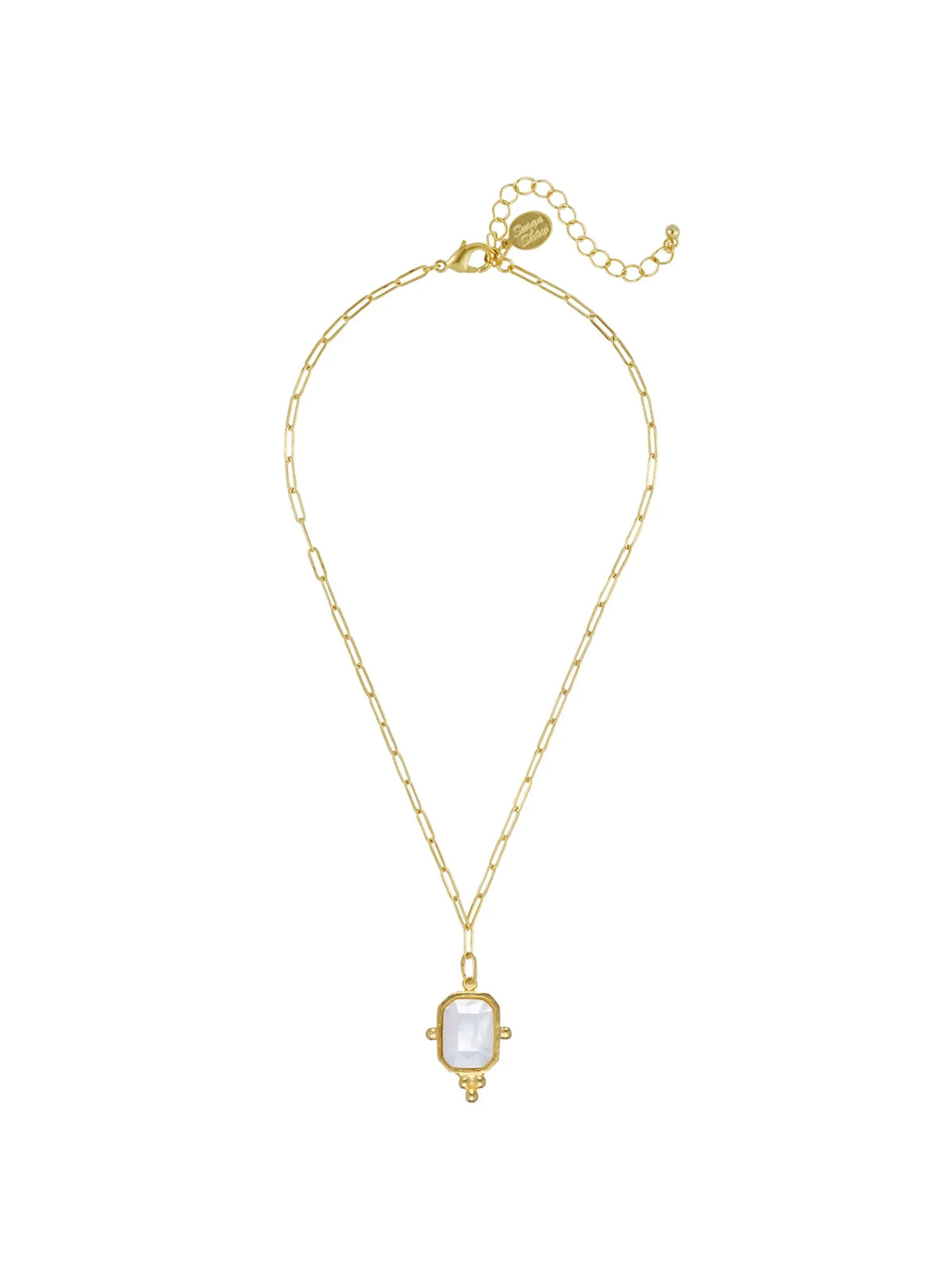 Susan Shaw 16" Grace Paperclip Necklace