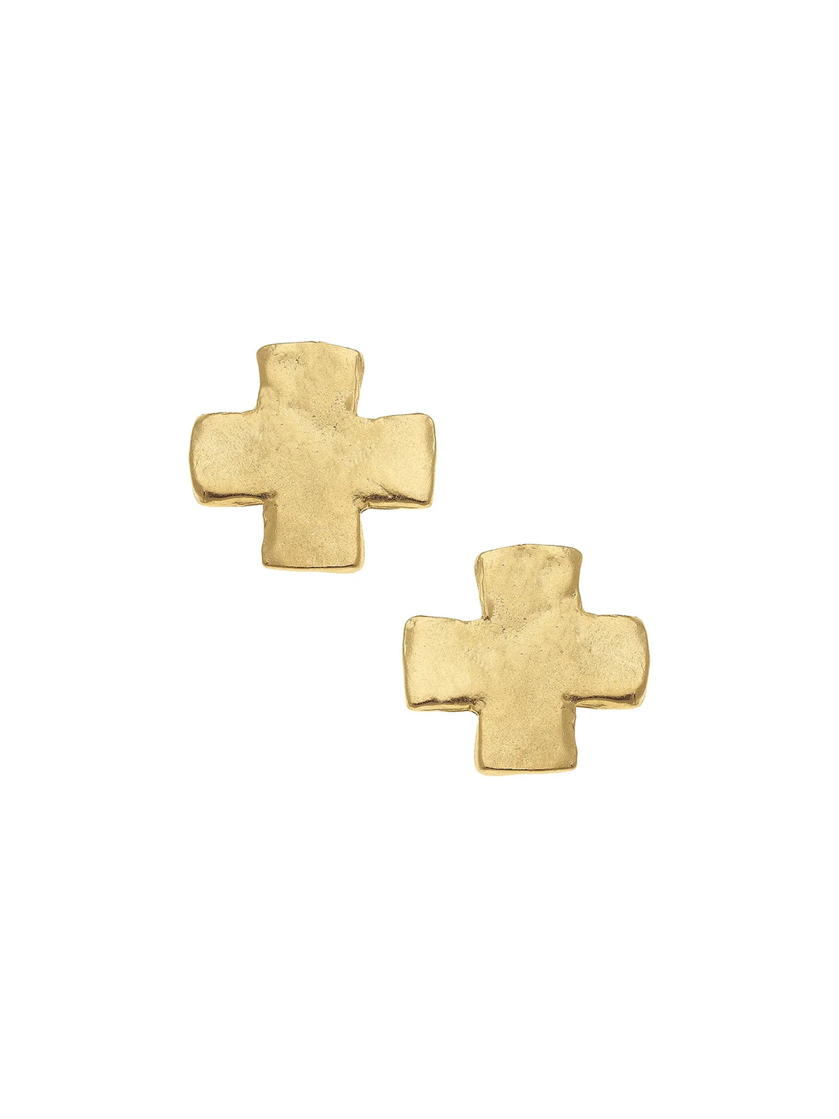 Susan Shaw Square Cross Studs