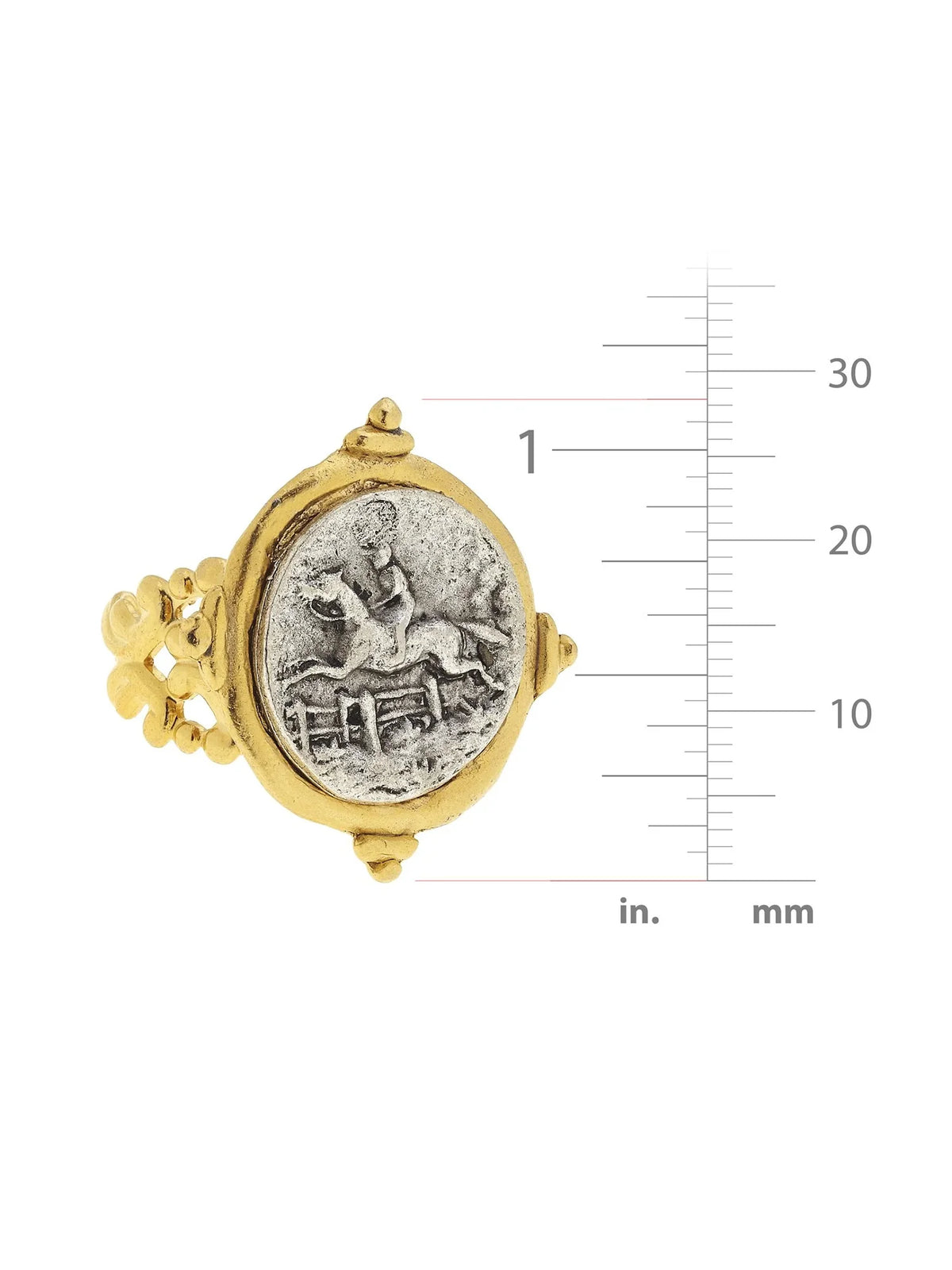 Susan Shaw Mixed Metal Equestrian Ring