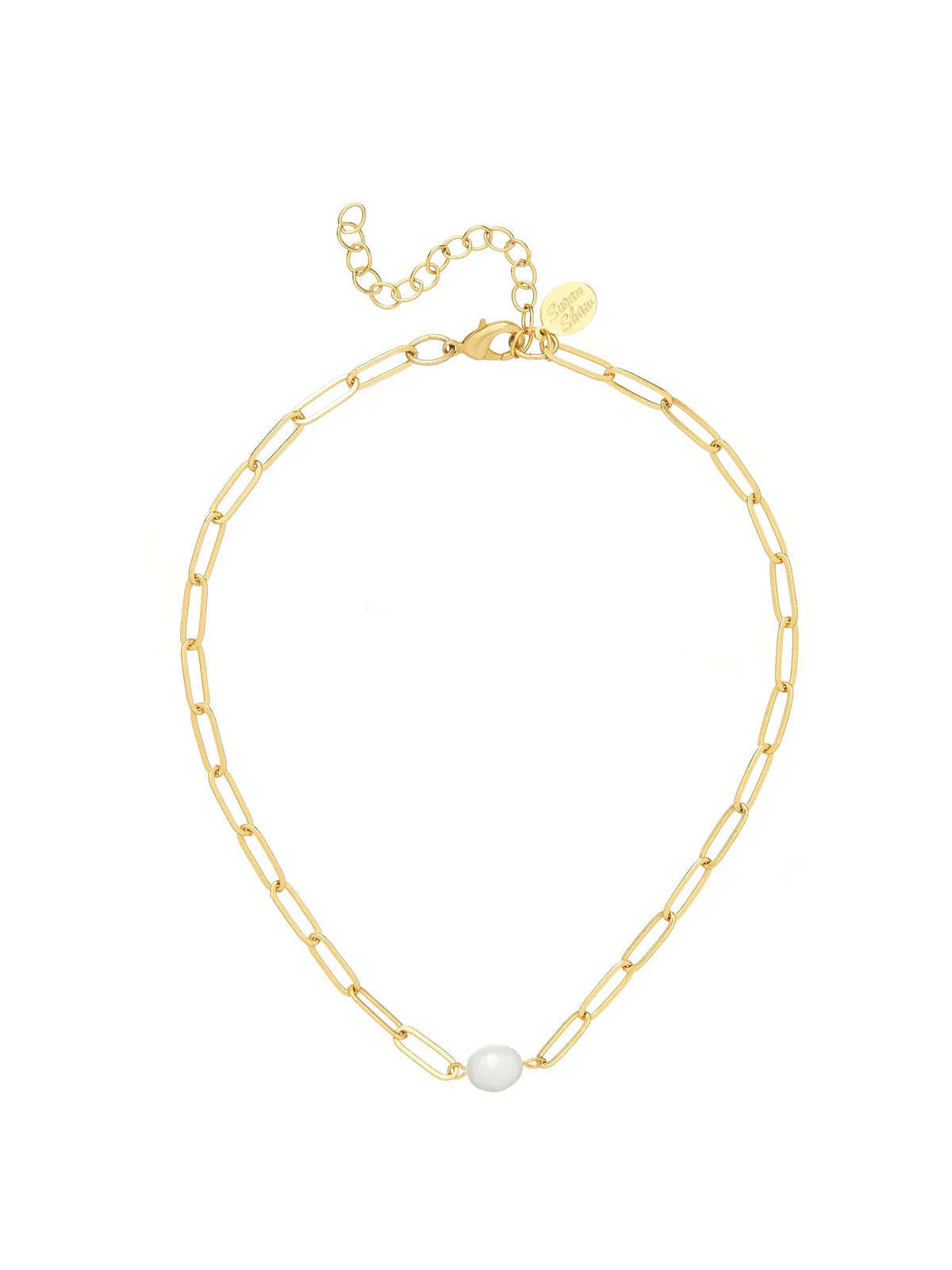 Susan Shaw Penny Pearl Necklace
