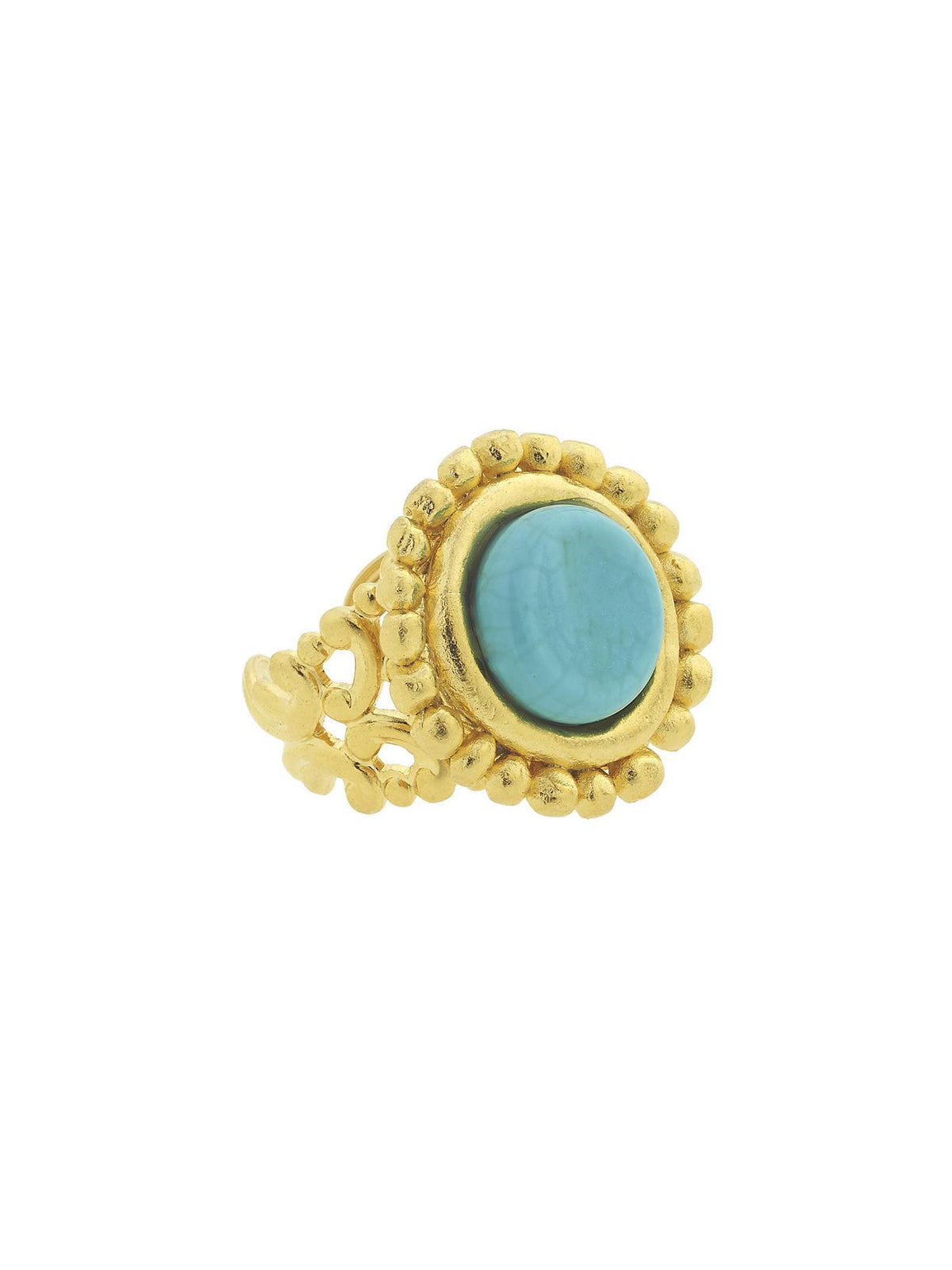 Susan Shaw Turquoise Cab Ring