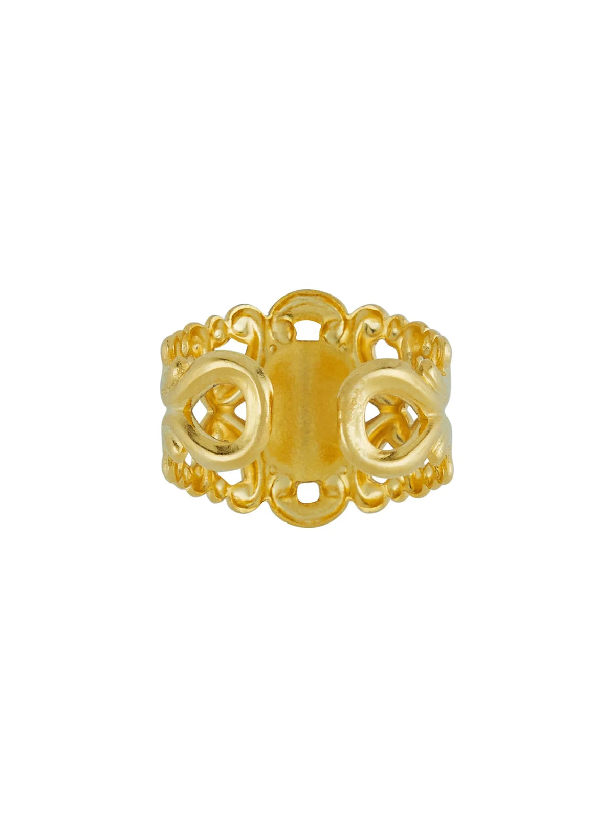 Susan Shaw Turquoise Scroll Ring