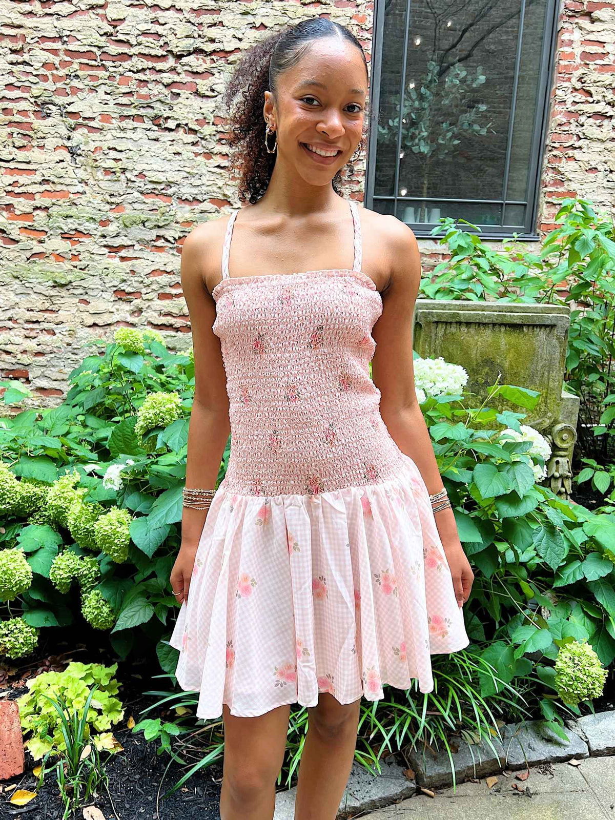 Sweet Gingham Mini Dress