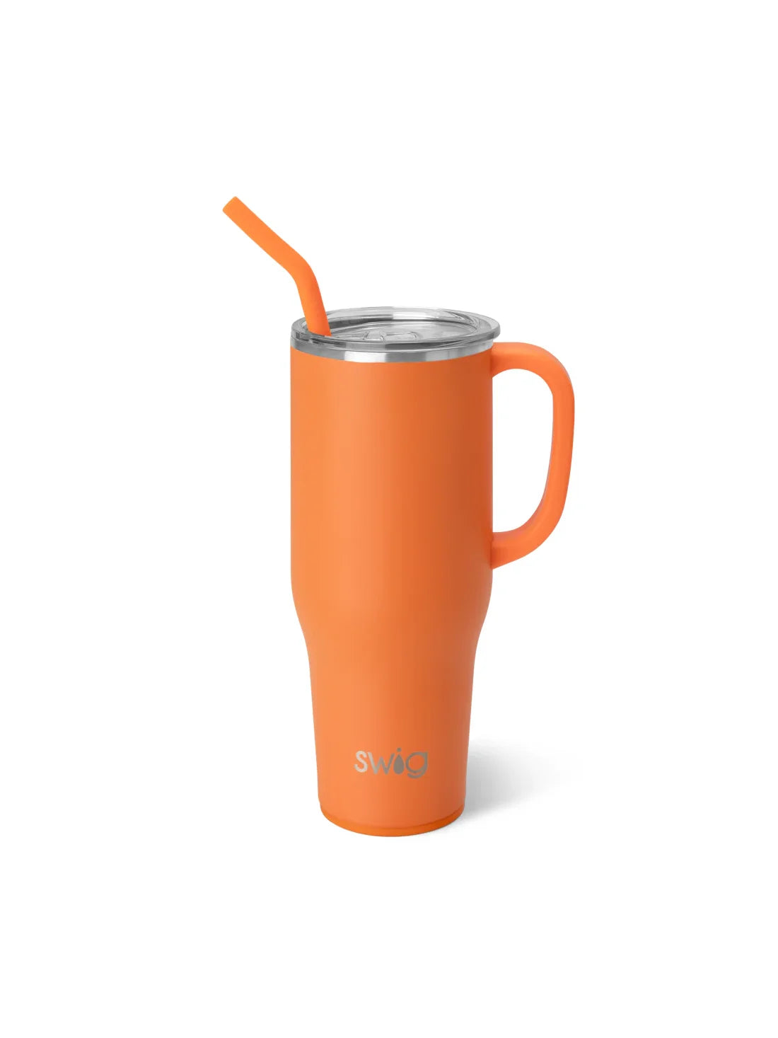 Swig Life Mega Mug 40oz Orange Insulated Tumbler