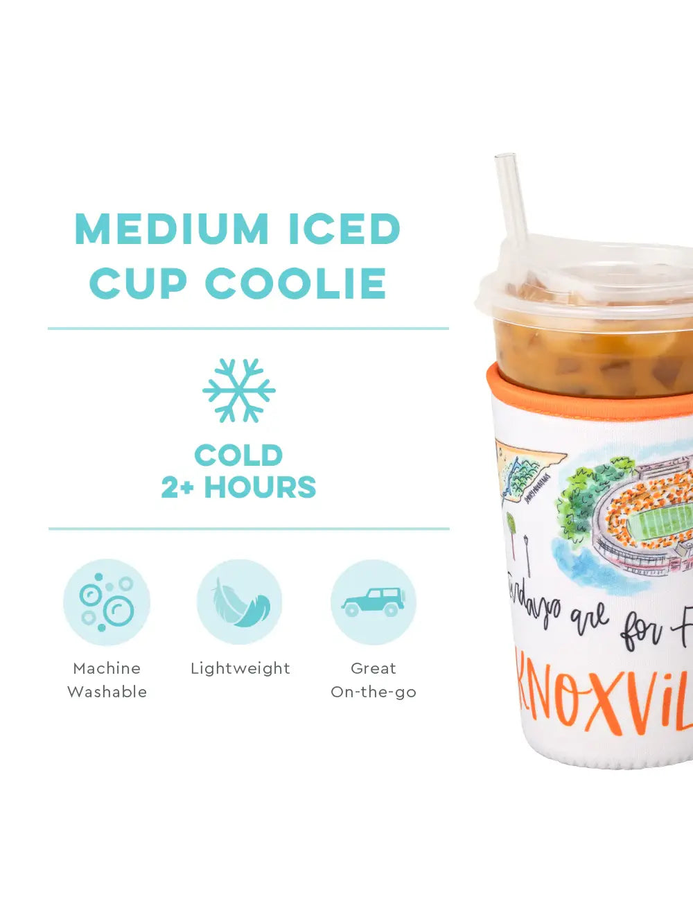 Swig Saturdays in Knoxville Medium Iced Cup Coolie