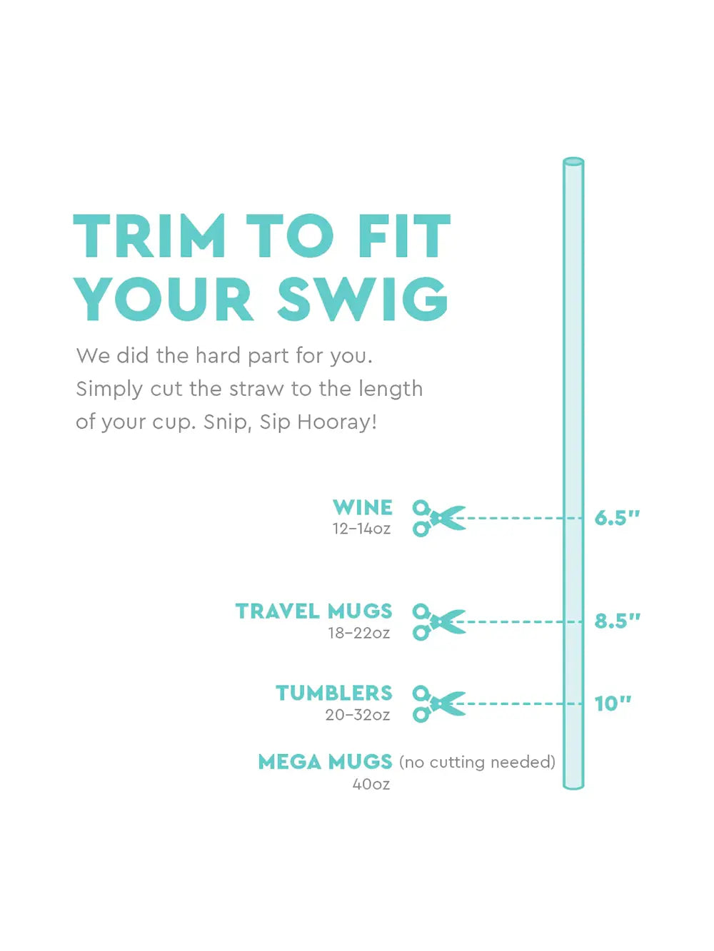 Swig We've Got Spirit Straw Topper Set
