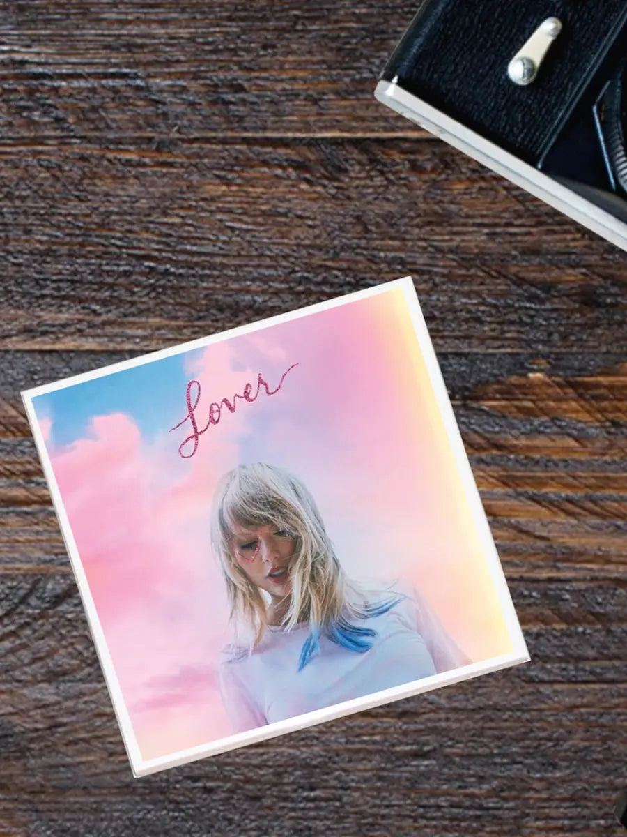 Taylor Swift Album Cover Coaster Lover