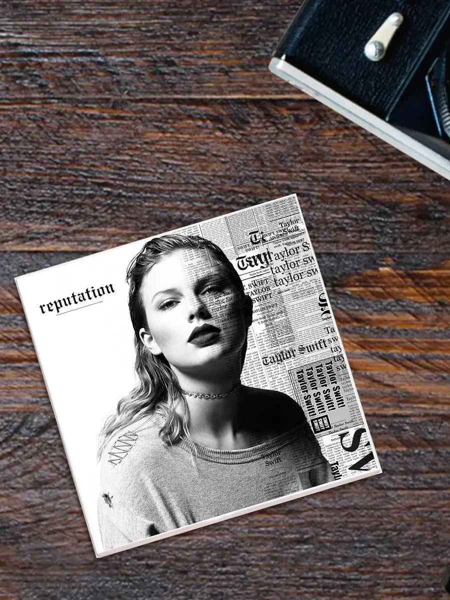 Taylor Swift Album Cover Coaster Reputation