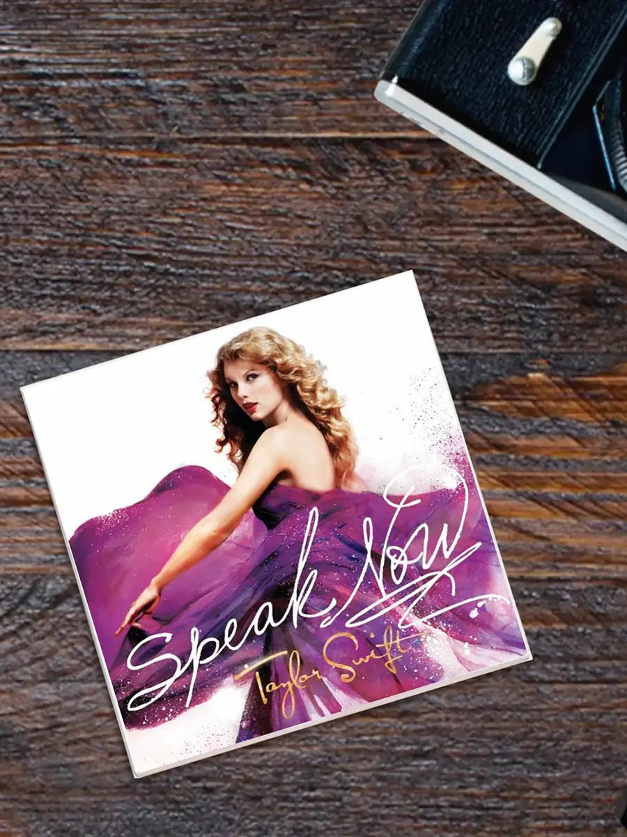 Taylor Swift Album Cover Coaster Speak Now