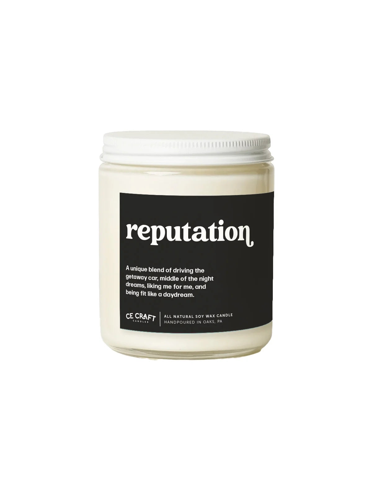 Taylor Swift Reputation Jar Candle