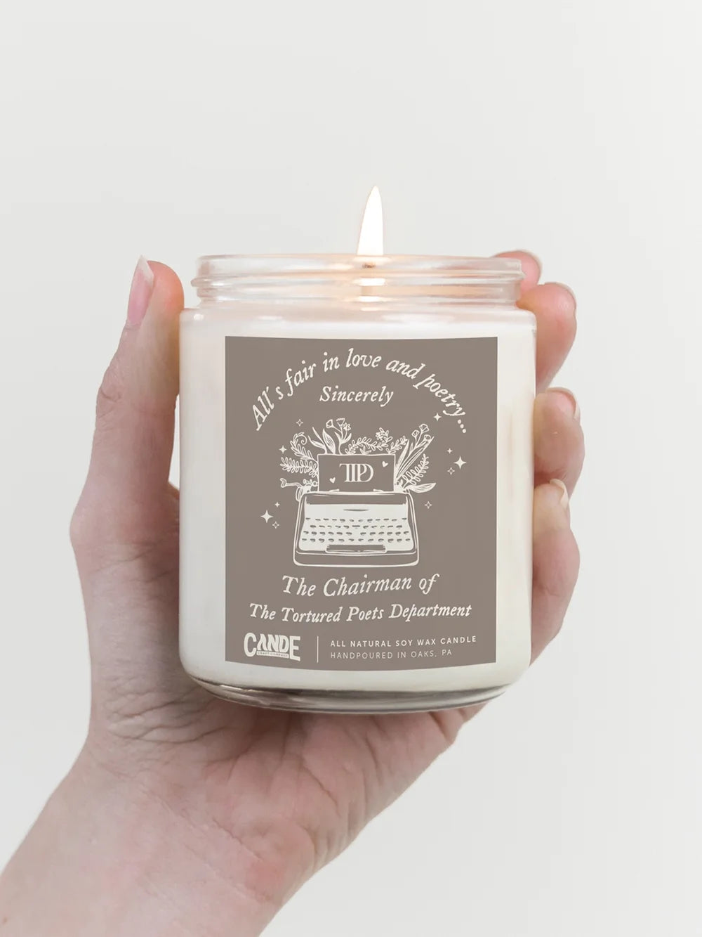 Taylor Swift The Chairman of the Tortured Poet's Department Midnight Musk Scented Candle