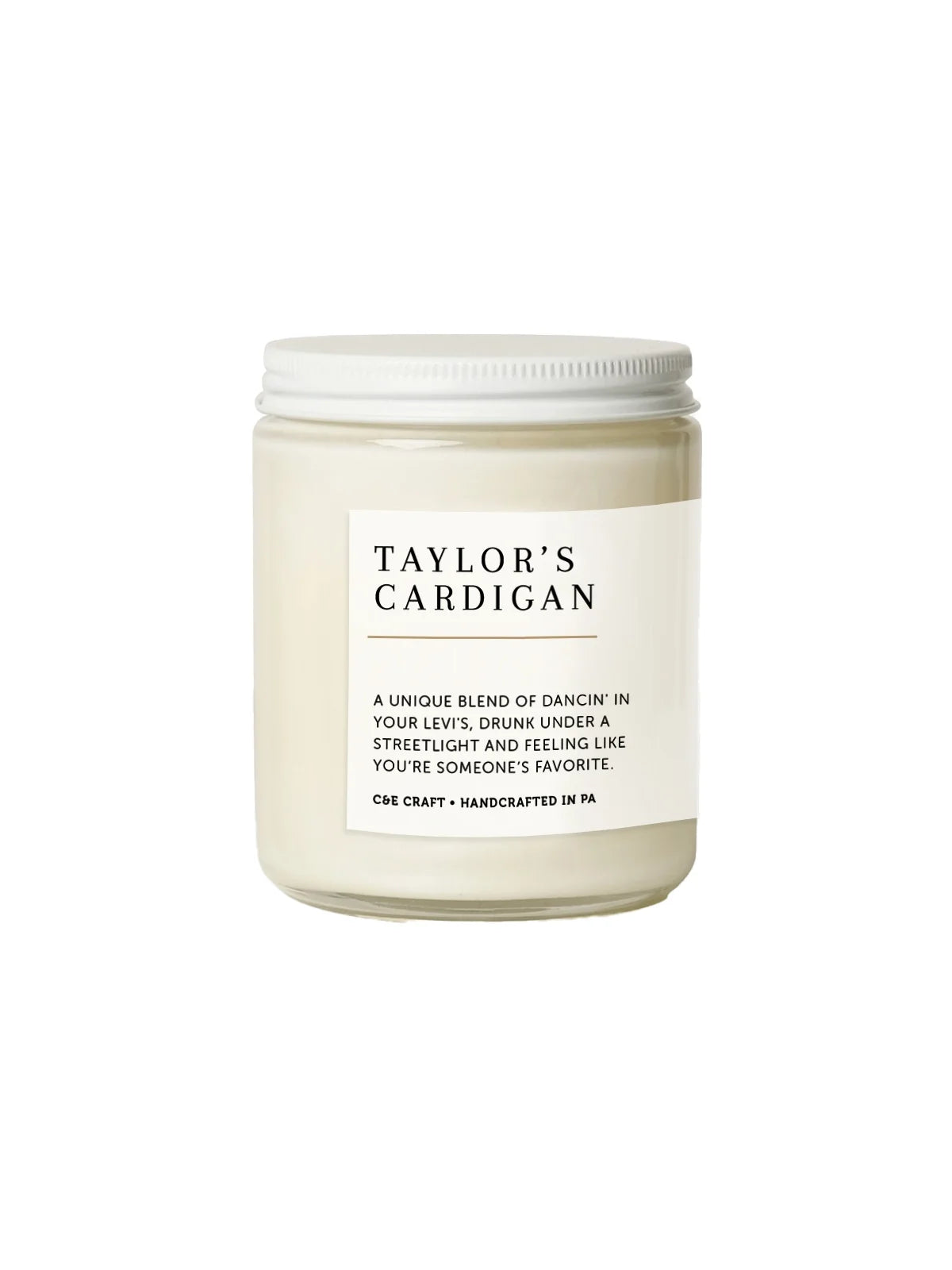 Taylor Swift Taylor's Cardigan Jar Candle