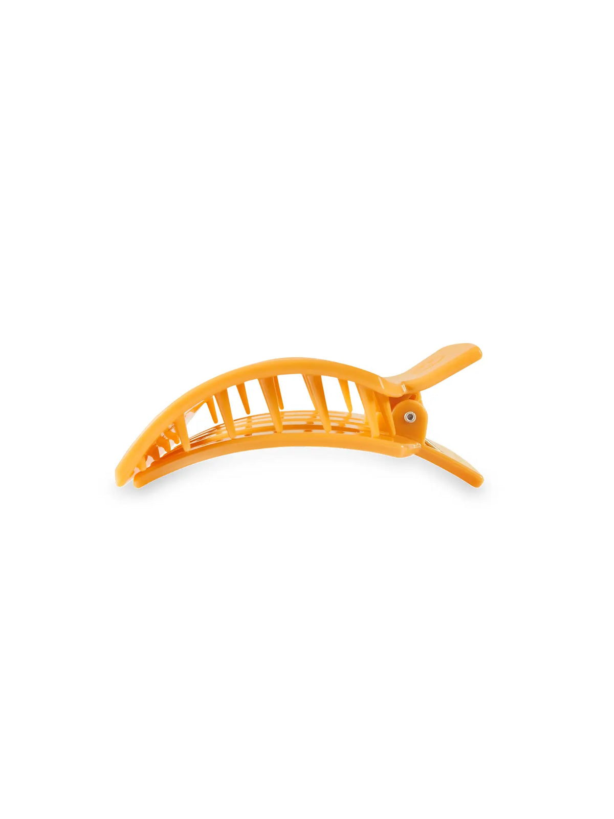 TELETIES large flat square hair clip in mango for it
