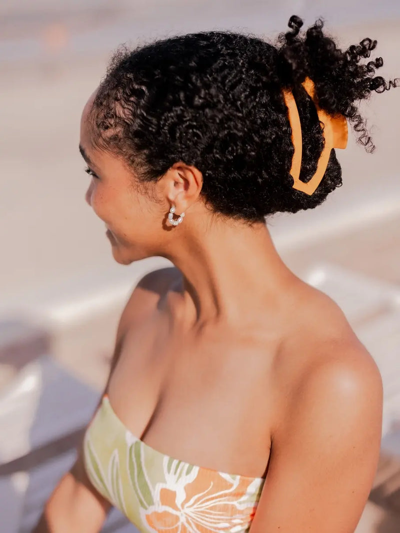 TELETIES mango for it large open hair clip