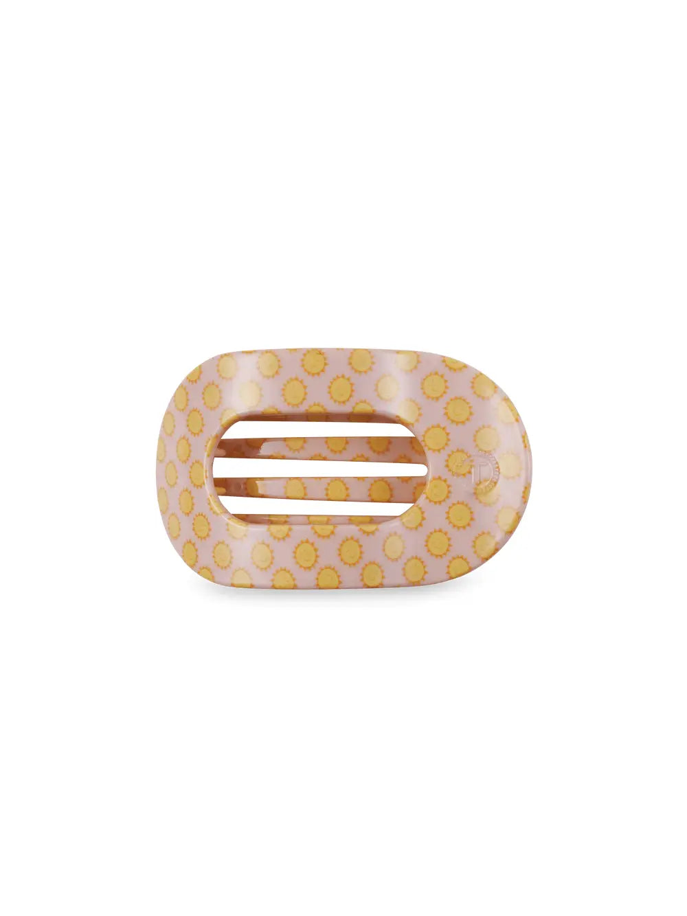 TELETIES Sunny Days Ahead Medium Flat Round Hair Clip