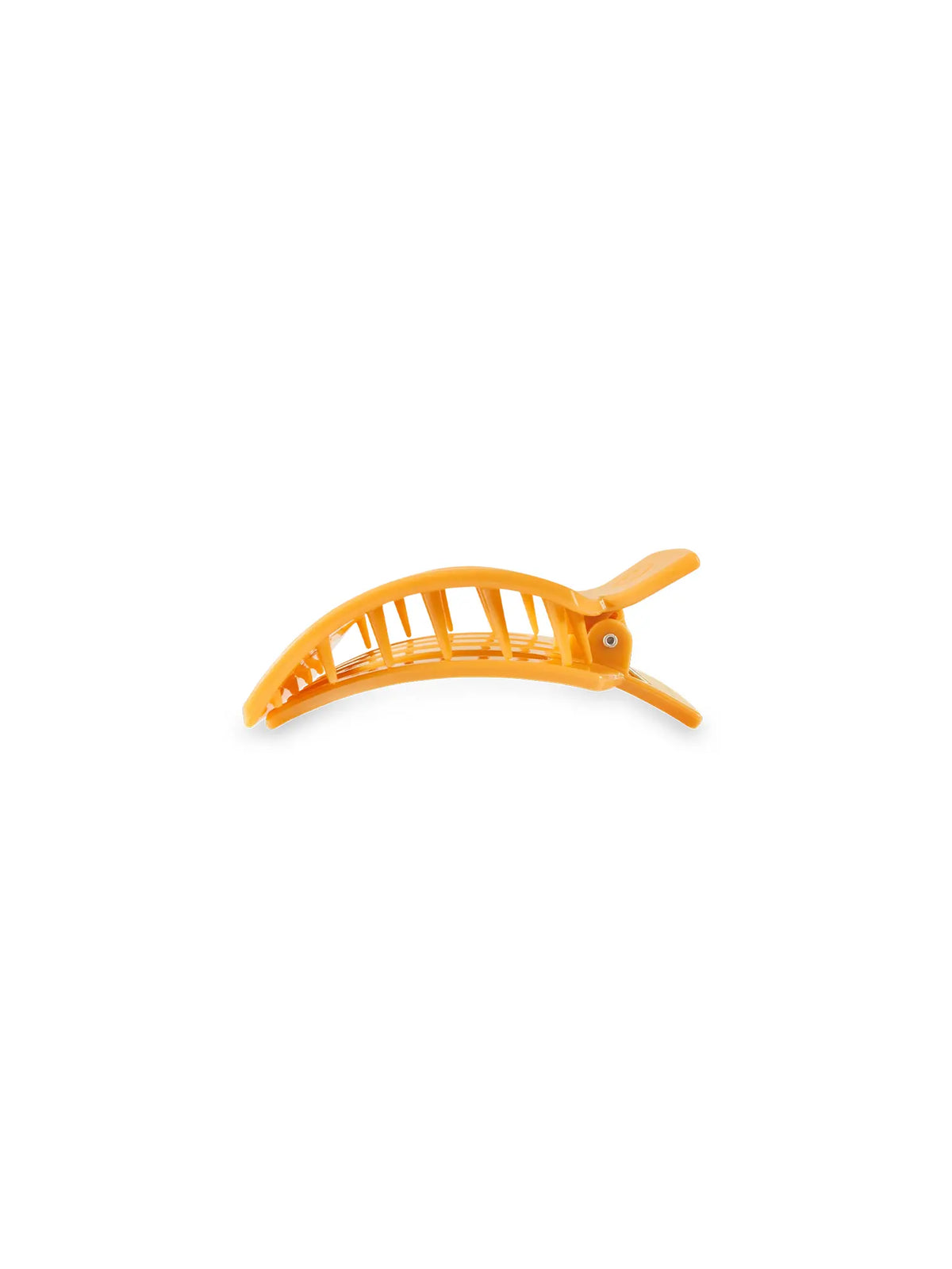 TELETIES small flat square hair clip in mango for it