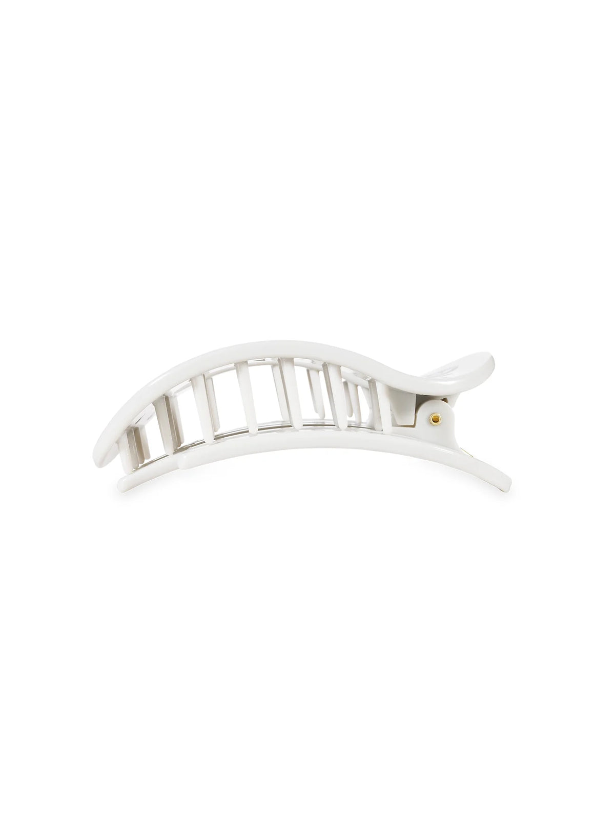 TELETIES University of Tennessee Go Vols Medium Flat Round Hair Clip White Orange