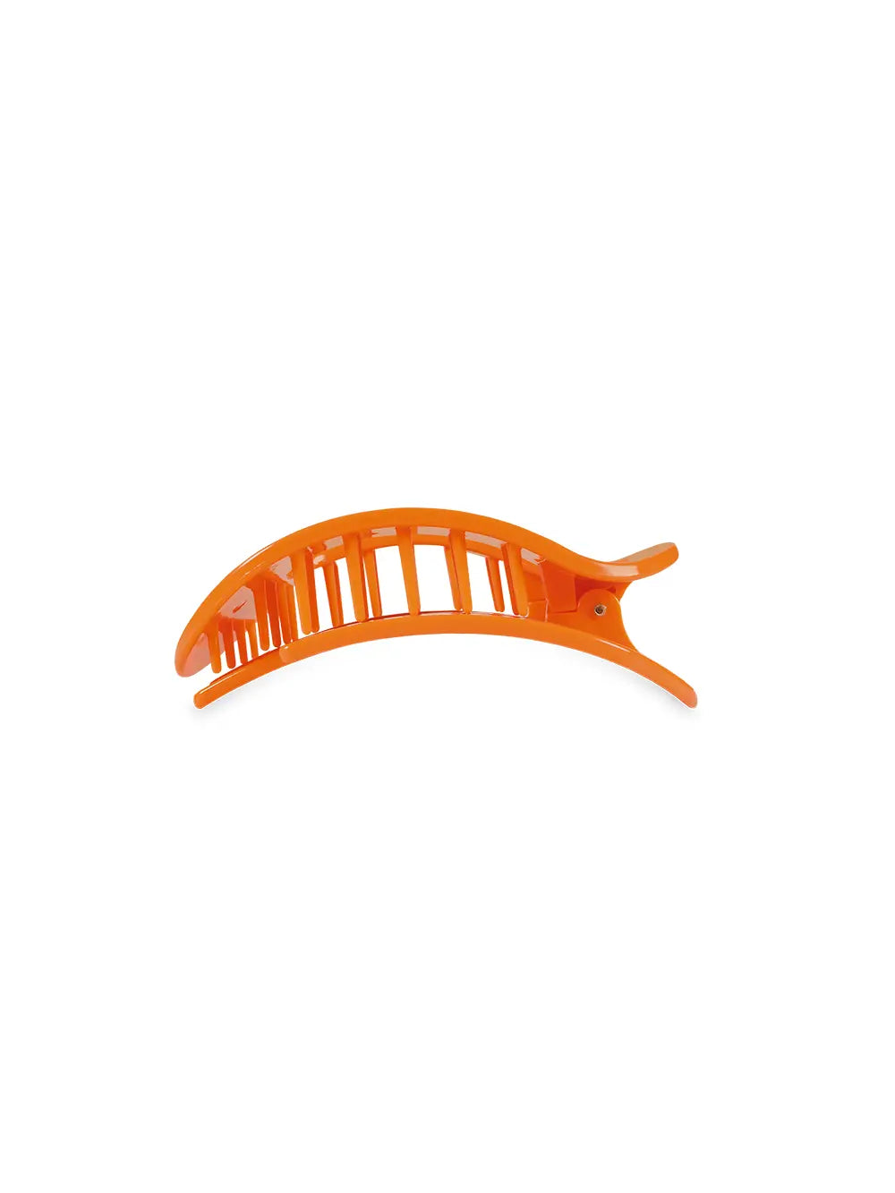 TELETIES University of Tennessee Medium Flat Round Hair Clip Orange Power T Logo Tennessee Vols Game Day