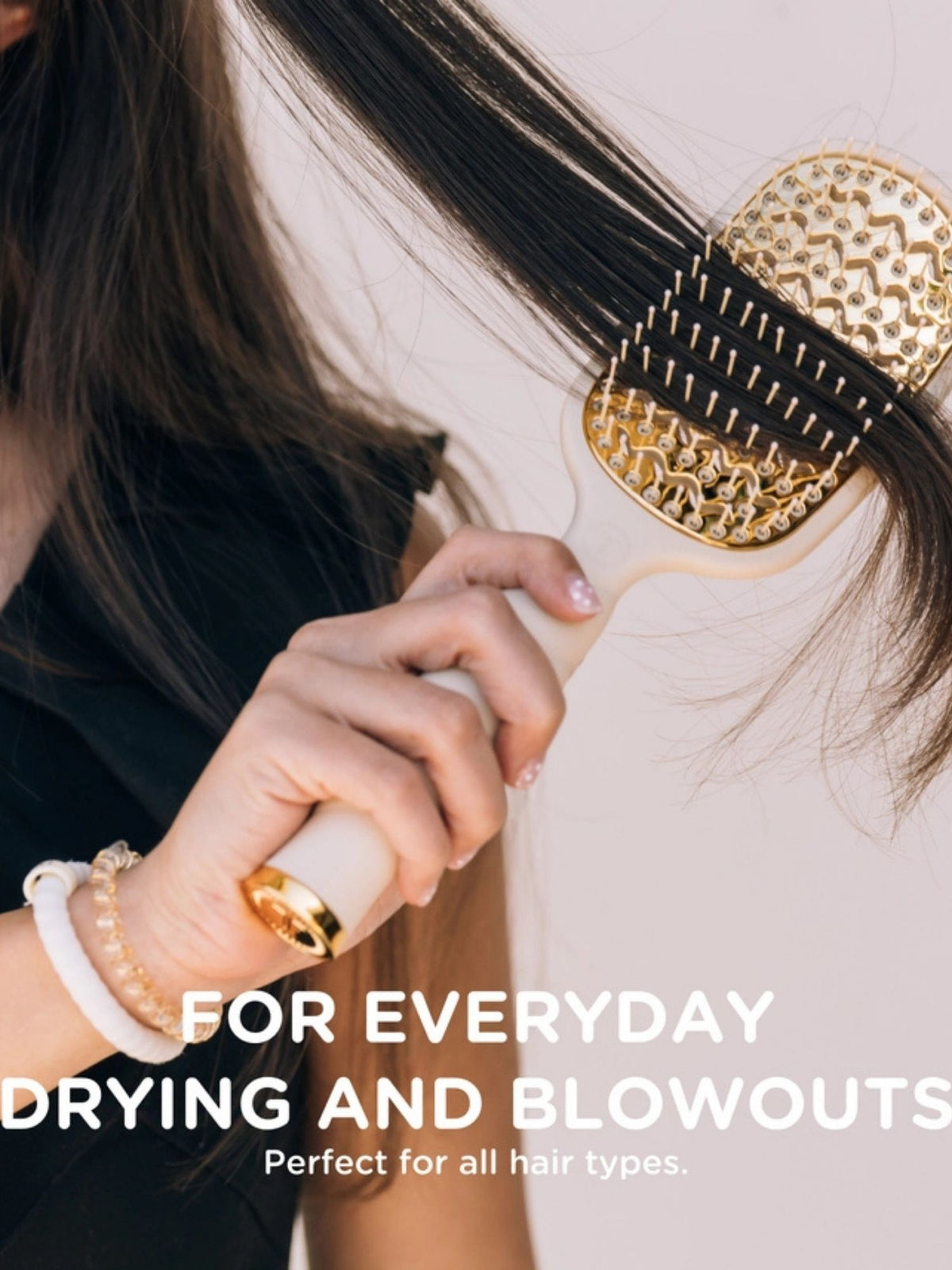 teleties Vented Hair Brush tan 