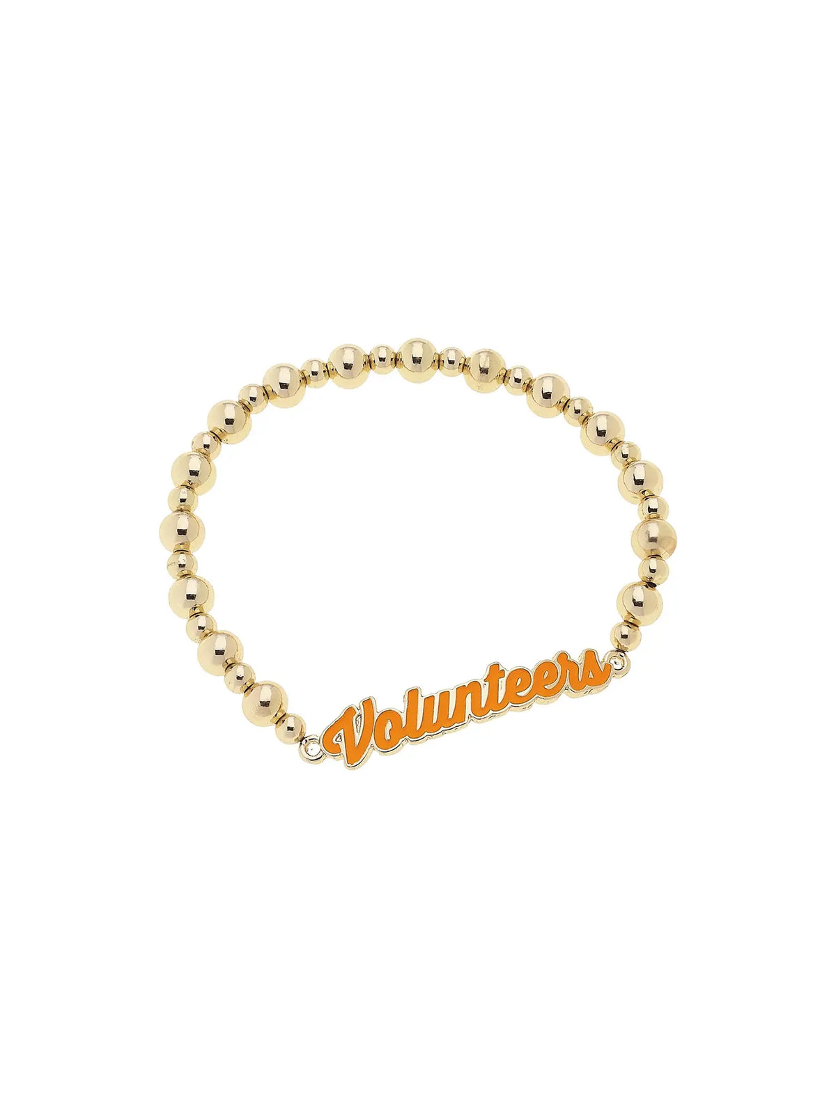 Tennessee Vols Gold & Orange Autograph Enamel Stretch Bracelet